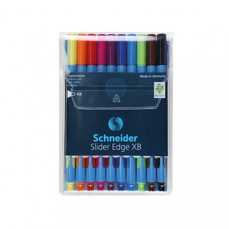 Penne A Sfera Schneider Slider Edge XB - 8 Pezzi Colorati Assortiti - Scrittura Scorrevole E Asciugatura Rapida - Foto 4