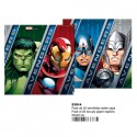 CONFEZIONE 20 TOVAGLIOLI CARTA DECORATA AVENGERS MARVEL ORIGINAL 33X33CM.2 VELI OVATTA DI CELLULOSA SBIANCATA