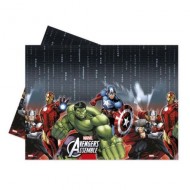 TOVAGLIA IN PLASTICA DECORATA AVENGERS MULTI HERO ASSEMBLE MARVEL ORIGINAL 120X180CM.PER FESTE DI COMPLEANNO E PARTY