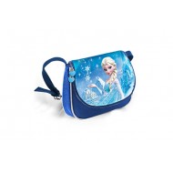 TRACOLLA CON PATTINA CON ZIP FROZEN ELSA DISNEY ORIGINAL 23X19X5,5CM.POLIESTER/POLIURETANO ACCADEMIA ITALY