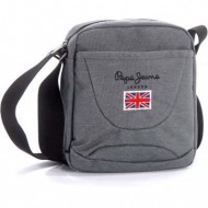 TRACOLLA PEPE JEANS LONDON ORIGINALE 19X22X7CM COLORE GRIGIA