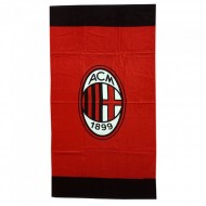 TELO MARE SPUGNA AC MILAN ORIGINAL 90X170CM.100% COTONE TOP QUALITY PRODOTTO UFFICIALE DISTRIB.DA HERMET MILANO ITALY