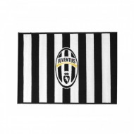 TAPPETO CON ANTISCIVOLO FC JUVENTUS ORIGINAL 110X70CM.75% LATTICE 25% NYLON PRODOTTO UFFICIALE DISTR.HERMET NOVIA ITALY