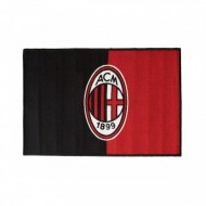 TAPPETO CON ANTISCIVOLO AC MILAN ORIGINAL 70X110CM.75% LATTICE 25% NYLON PRODOTTO UFFICIALE DISTRIB.HERMET NOVIA ITALY