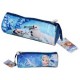 ASTUCCIO TOMBOLINO SCUOLA ELSA DISNEY FROZEN ORIGINAL CON APPLICAZIONI DECORATIVE E GLITTER QUALITA" ACCADEMIA ITALY