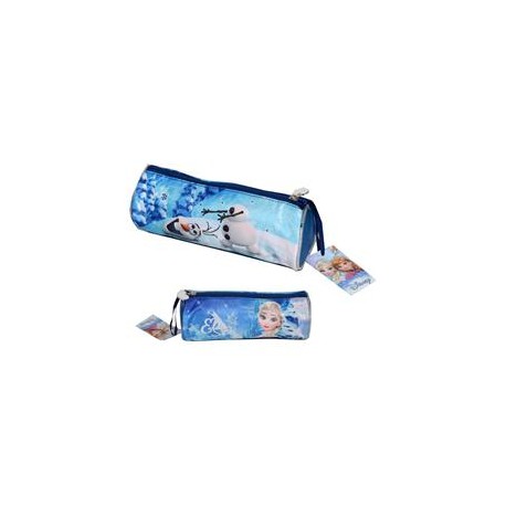 ASTUCCIO TOMBOLINO SCUOLA ELSA DISNEY FROZEN ORIGINAL CON APPLICAZIONI DECORATIVE E GLITTER QUALITA" ACCADEMIA ITALY