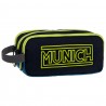 BEAUTY NECESSER PORTATUTTO 3 ZIP MULTICOLOR MUNICH ORIGINAL BRAND 22X10X9CM.100% POLIESTERE