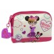 PORTAMONETE MINNIE FAN CLUB DISNEY ORIGINAL 12X8X2CM.CON CERNIERA 70% POLIESTERE 30%PU