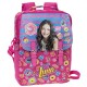 ZAINO CON TRACOLLA VERTICALE SOY LUNA DISNEY ORIGINAL PORTA PC.TASCA CON PATELLA 29X38X9,5CM.70%MICROFIBR.30%PVC