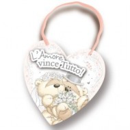 PLACCA NOZZE FIZZY MOON 17X15 IN LEGNO ART.FM3241