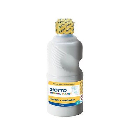 FLACONE TEMPERA PRONTA BIANCA GIOTTO 250ML.LAVABILE QUALITA" FILA ITALY