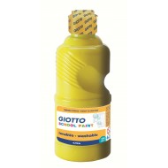 FLACONE TEMPERA PRONTA GIOTTO SCHOOL PAINT 250ML.GIALLO LAVABILE FILA ITALY