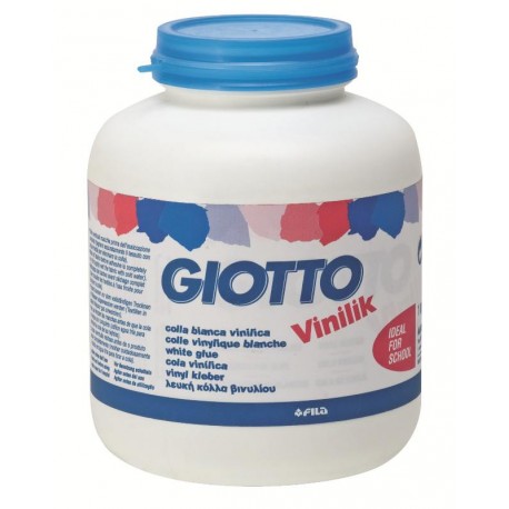 GIOTTO VINILIK BARATTOLO 1 KG FILA COLLA VINILICA BIANCA FORTE