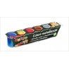 VASCHETTA 6 COLORI PRIMARI TEMPERA METALLIZZATA DA 25ML.CMP PRIMO MOROCOLOR MADE IN ITALY