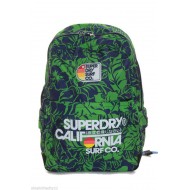 ZAINO AMERICANO BATEMAN MONTANA FLURO LIME PALM SUPERDRY CALIFORNIA 73 SURF CO.TOP QUALITY 46X60X14CM.100% POLIESTER