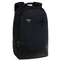 ZAINO ORGANIZZATO MULTIUSO PORTA PC 5 ZIP MULTITASCHE PEPE JEANS LONDON ORIGINAL TOP QUALITY 30X44X15CM.90%POL.10%PU