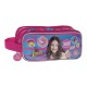 NECESER BEAUTY 3 ZIP SOY LUNA DISNEY ORIGINAL PER SCUOLA E DA VIAGGIO 22X10X9CM.100%POLIESTER TOP QUALITY