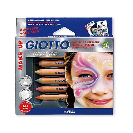 GIOTTO MAKE UP GLAMOUR SET 6 MATITE FILA ITALIA MATITE COSMETICHE