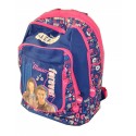 ALEX CO.ZAINO SCUOLA OVETTO ORGANIZZATO 4 ZIP 18X35X42CM.SCHIENALE RIGIDO TOP QUALITY DISNEY ORIGINAL ACCADEMIA ITALY