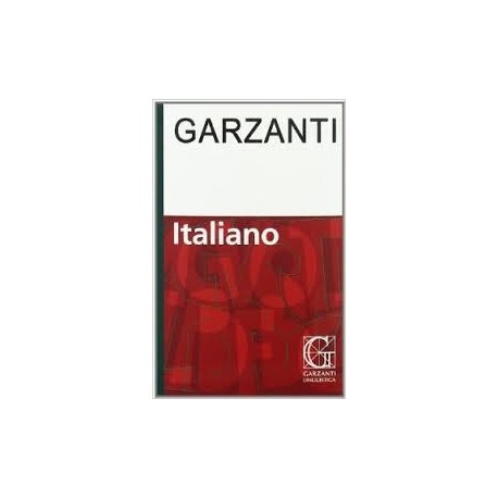 MINI DIZIONARIO ITALIANO GARZANTI 13,5X9,5 CM.INSERTO A COLORI GRAMM.DELLA CORTESIA