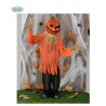 SPAVENTAPASSERI ZUCCHA 90CM.SONORO CON LUCI ARTICOLI DECORATIVI PER FESTE DI HALLOWEEN E PARTY A TEMA