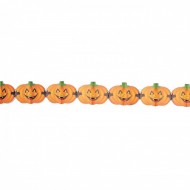FESTONE ZUCCA DI CARTA CM.15X400.ARTICOLI DECORATIVI PER FESTE DI ALLOWEEN E PARTY A TEMA
