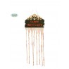 CARTELLO APPENDIBILE CON TESCHI E SCRITTA HAPPY HALLOWEEN 35X80CM.PER DECORAZIONI VETRINE E LOCALI FESTE DI HALLOWEEN