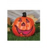 ZUCCA LEGGERA IN PLASTICA 15CM.CON LUCI MULTICOLOR LAMPEGGIANTI ARTIC.DECORATIVO PER FESTE E ALLESTIMENTI DI HALLOWEEN