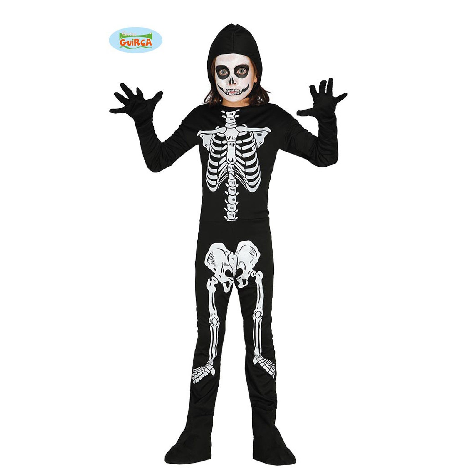 Costume Da Scheletro Colorato Per Bambino - 7