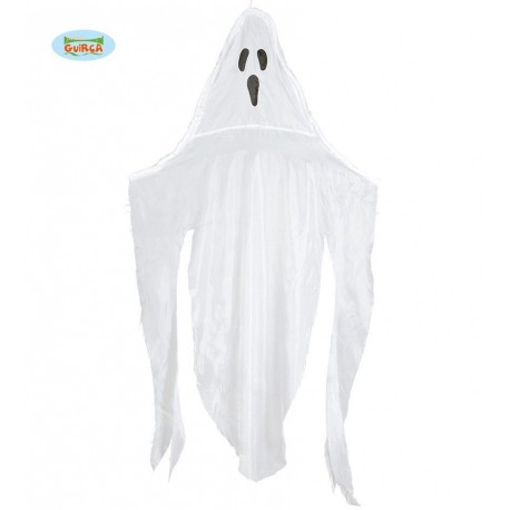 FANTASMA IN TESSUTO CM.215 APPENDIBILE PER DECORAZIONE HALLOWEEN/CARNEVALE