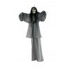 MORTO SCHELETRO CON CAPELLI CM.120CM.CON MANI APPENDIBILE PER DECORAZIONI HALLOWEEN/CARNEVALE