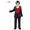 COSTUME VAMPIRO CONTE DRAKULA BABY 7/9 ANNI VESTITO COMPL.2 PZ.GIACCA/PANTAL. X FESTE E TRAVESTIMENTI HALLOWEEN/CARNEVAL