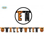 FESTONE DI CARTA 180CM.HAPPY HALLOWEEN ARTICOLO DECORATIVO PER FESTE PARTY A TEMA E ALLESTIMENTO VETRINE E LOCALI