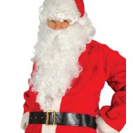 CINTURONE NERO PER VESTITO BABBO NATALE 120X7,5CM.CON FIBIA IN METALLO ARTICOLO PER TRAVESTIMENTO BABBO NATALE