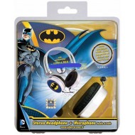 CUFFIE CON MICROFONO BATMAN STEREO HEADPHONE AUDIO TALK COMPATIBILE ALL DEVICES WITH JACK 3,5MM.