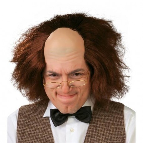 PARRUCCA SCIENZIATO PAZZO (SABIO LOCO) PER FESTE A TEMA E TRAVESTIMENTI CARNEVALE HALLOWEEN TOP QUALITY GUIRCA WIG