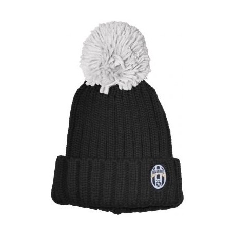 CAPPELLO NERO PONPON BIANCO ADULTO FC JUVENTUS