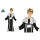 COSTUME PER NATALE RE MAGIO GASPARE BIMBO 7/9 ANNI VESTITO TURCHESE MANTELLO BIANCO A POIS NERI STRISCIA CENTRALE BLU