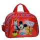 BORSA DA VIAGGIO/PALESTRA E PISCINA MICKEY E PLUTO ADVENTURE DAY DISNEY ORIGINAL 40X28X22CM.70%MICROFIBRA 30%PVC