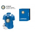 LAMPADA LED A BATTERIE IN RESINA FC INTERNAZIONALE SAGOMA MAGLIETTA ORIGINALE 16,5X13,5X10CM.PRODOTTO UFFICIALE