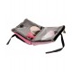 BORSETTA 3 ZIP BEAUTY DA VIAGGIO IN SIMILPELLE GORJUSS SANTORO LONDON 27X17,7X10CM. APRIBILE INTERNO TRASPARENTE IN PVC