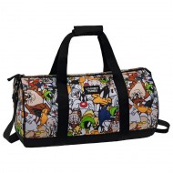 BORSONE DA VIAGGIO/PALESTRA CON TRACOLLA LOONEY TUNES ALL ORIGINAL ALTA QUALITA" 50X27X27CM.100% POLIESTERE