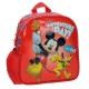 ZAINETTO ASILO ADVENTURE DAY MICKEY E PLUTO DISNEY ORIGINAL 23X25X10CM.ADATTABILE AL CARRELLINO 70%MICROFIBRA 30%PVC