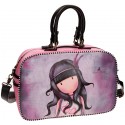 BORSA DA VIAGGIO PALESTRA O DA PASSEGGIO JAR OF HEARTS GORJUSS SANTORO ORIGINAL 37X25X15CM.IN SIMILPELLE 100%PU