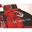 TRAPUNTA 1 PIAZZA AC MILAN ORIGINALE 170X260CM.100% POLIESTERE PRODOTTO UFFICIALE.DISTRIB.DA HERMET ITALY