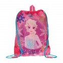 ELSA FROZEN DISNEY ORIGINAL SACCA 30X40CM. ZAINETTO LEGGERO CON SPALLACCI PER SCUOLA/VIAGGIO/E TEMPO LIBERO