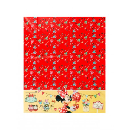 TOVAGLIA PLASTICA DECORATA 120X180CM.MINNIE DISNEY ORIGINAL