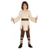 COSTUME CARNEVALE MAESTRO SPIRITUALE 5/6 ANNI STAR WARS VESTITO COMPLETO DI CASACCA/CINTURA/PANTALONI 100%POLIESTER
