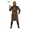 COSTUME RE MEDIEVALE ADULTO TAGLIA UN. 48/52 VESTITO COMPLETO DI CORONA/CINTURA/TUNICA COD 845656 GUIRCA 8434077845660