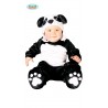 VESTITO CARNEVALE PANDA BABY 6/12 MESI COSTUME COMPLETO DI TUTA/CAPUCCIO/PIEDI COD.82626 POLIESTERE GUIRCA 8434077826263